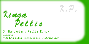 kinga pellis business card